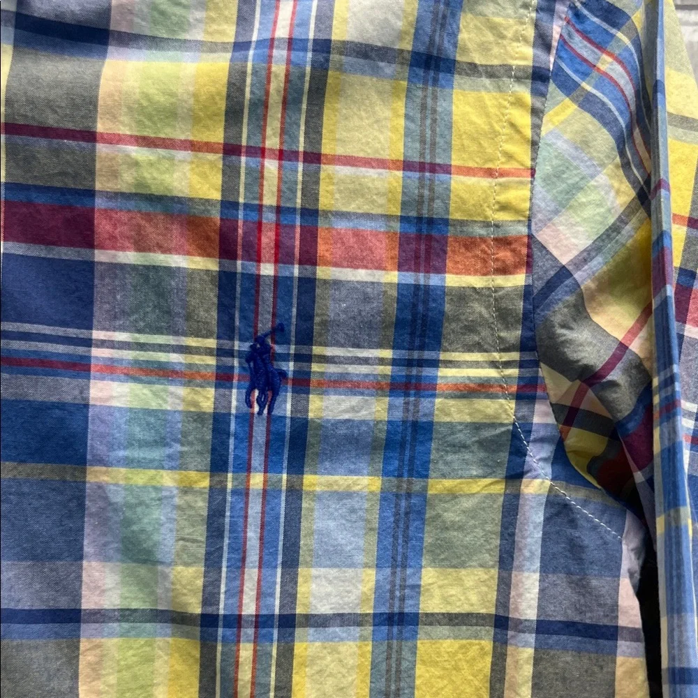 Polo by‎ Ralph Lauren Men's Vibrant Plaid Shirt